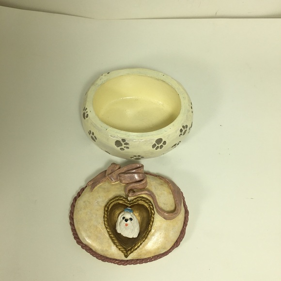 Maltese Dog Jewelry Box A Dog’s Prayer Handcrafted - Picture 2 of 7